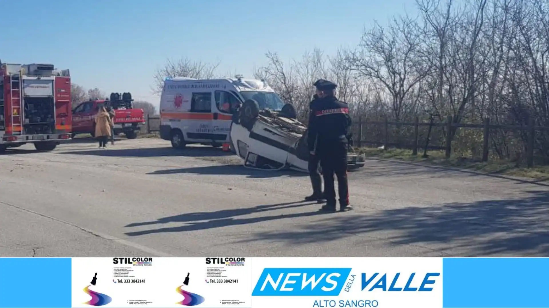 Macchiagodena: si ribalta con l'auto nei pressi del cimitero. Perde la vita un uomo di 78 anni.